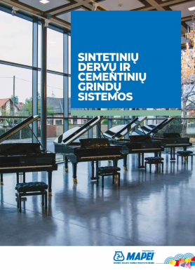 Sintetinių dervų ir cementinių grindų sistemos