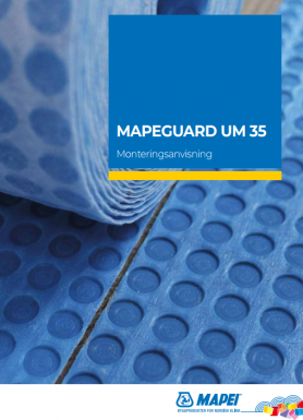 Mapeguard UM 35 - hidroizoliacija ir membrana pagrindo įtrukimams