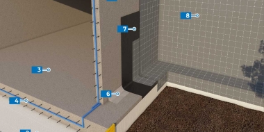 Naujų konstrukcijų hidroizoliacija visiškai prilimpančiomis membranomis
